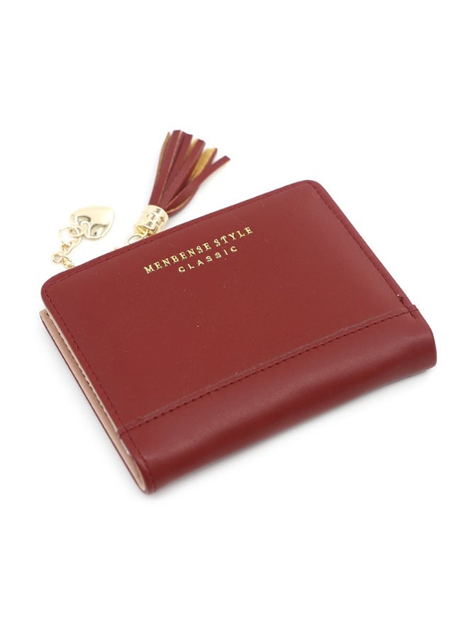 Fashion Short Women Zipper Purse Korean Version Simple Everything Student Coin Purse Female Wallet Clip