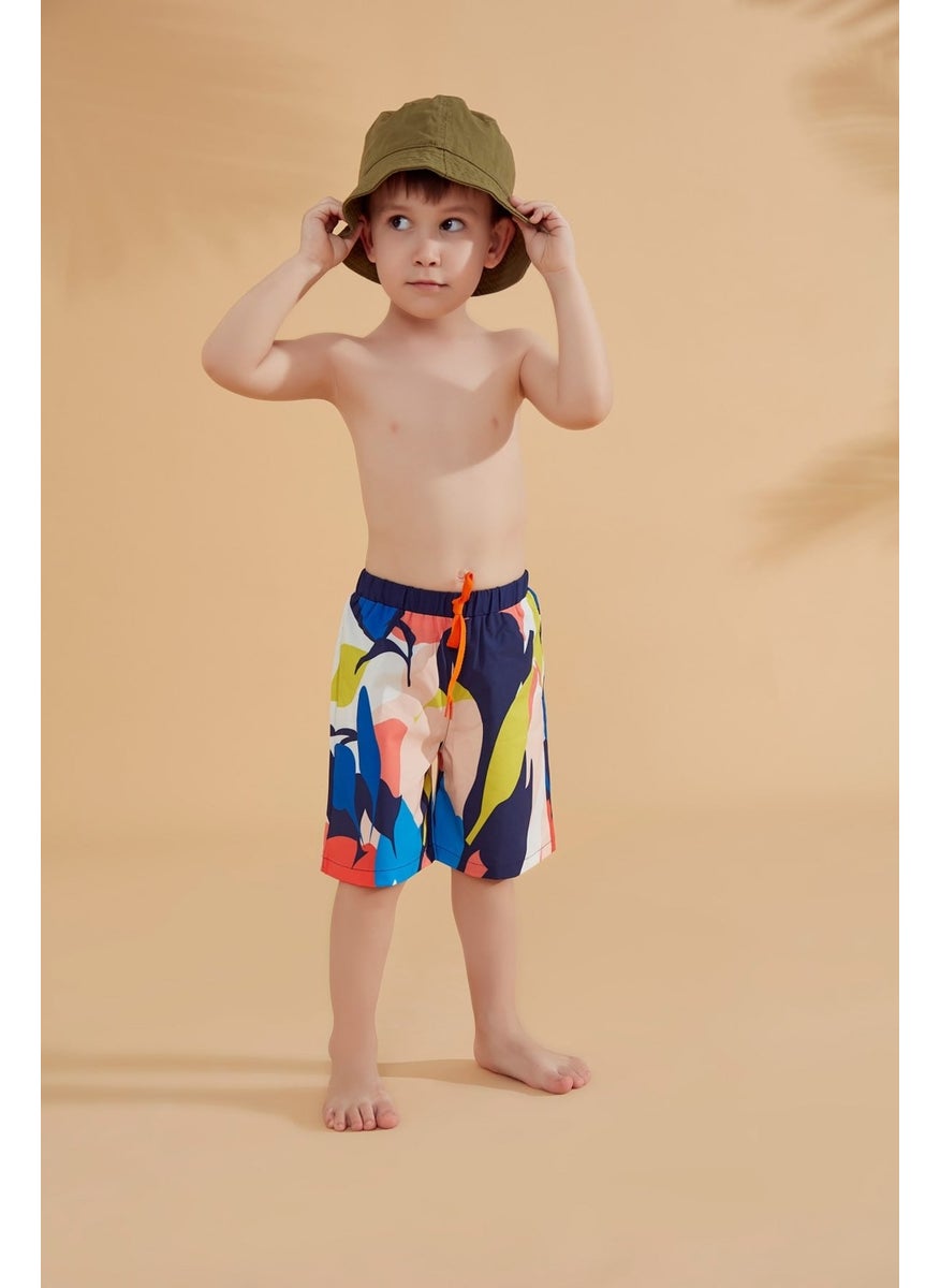 Navy Blue Colored Boy Shorts B2360