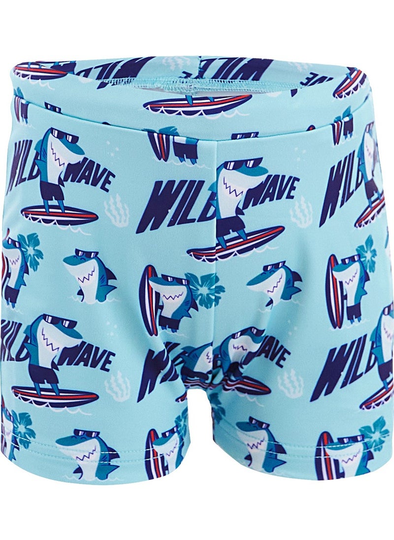 Shark Boy Shorts Swimsuit
