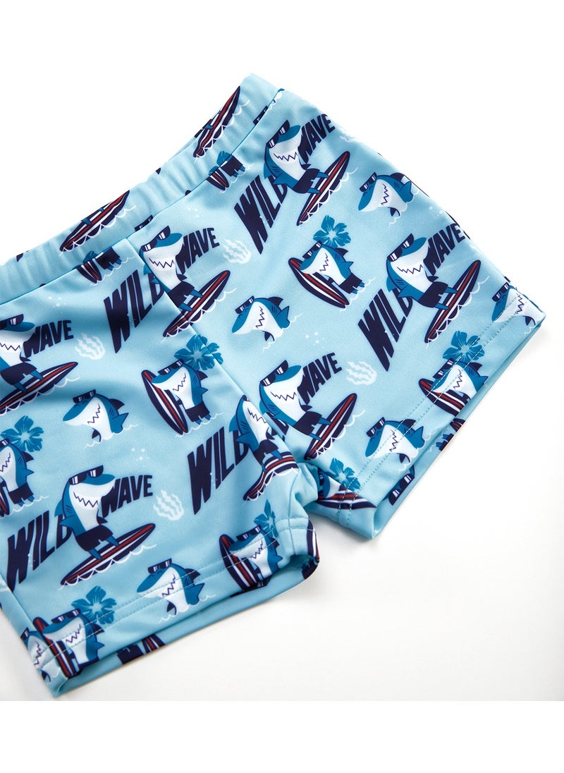 Shark Boy Shorts Swimsuit