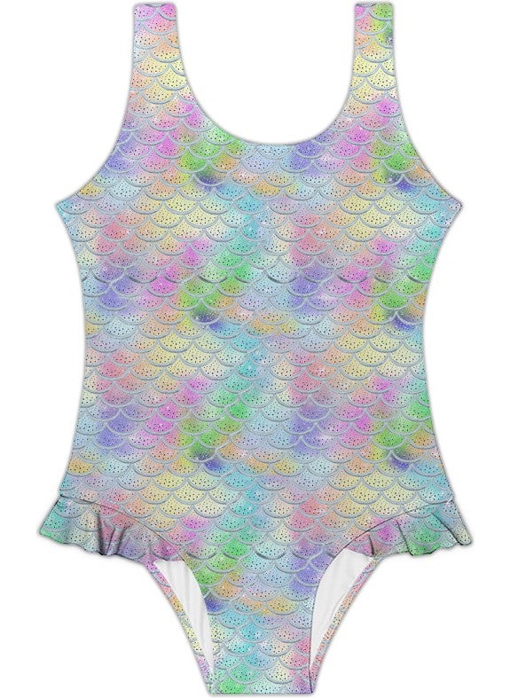 Finny Swimsuit Green Children's Swimsuit