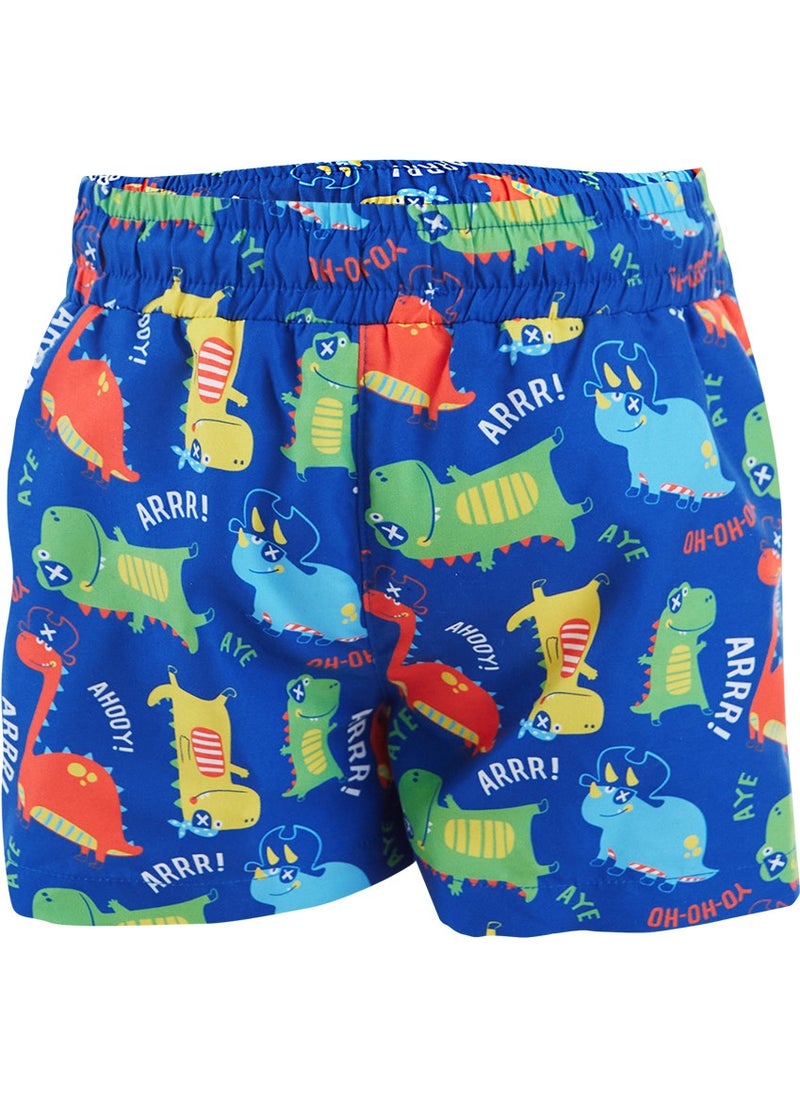 Dinosaur Boys Navy Blue Swim Shorts Swimsuit