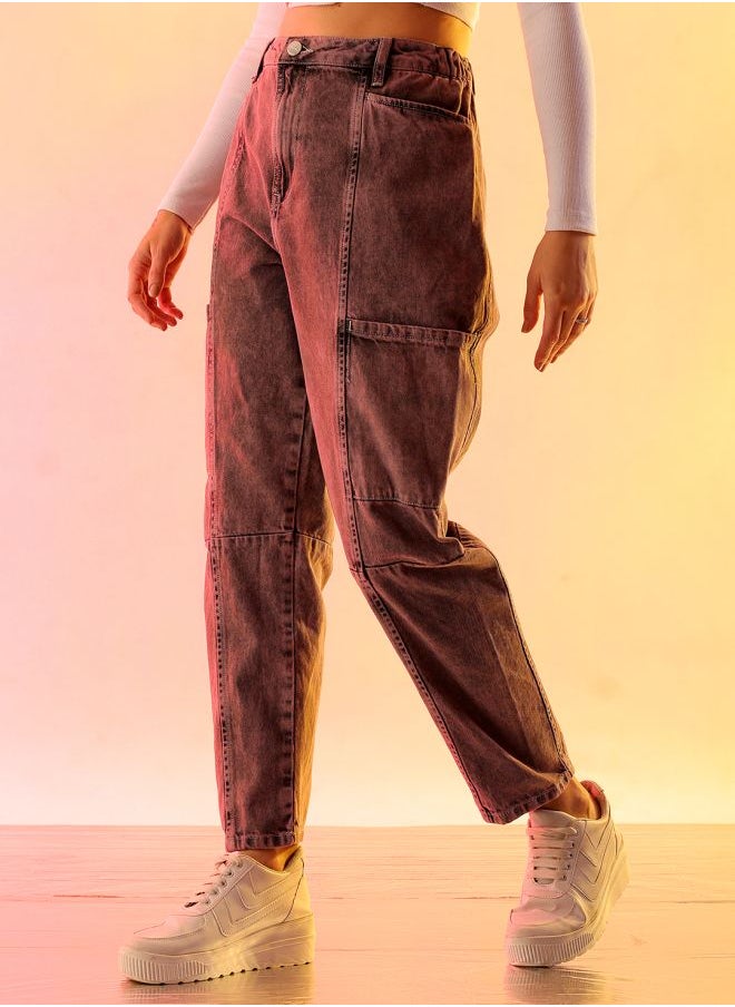 Women Anti Fit Solid High-Rise Jeans