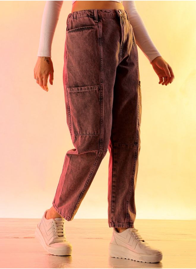 Women Anti Fit Solid High-Rise Jeans