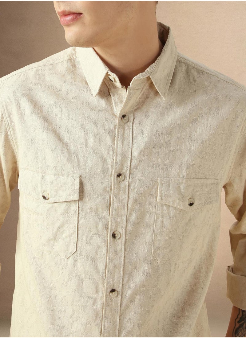 Beige Shirt For Men For Men