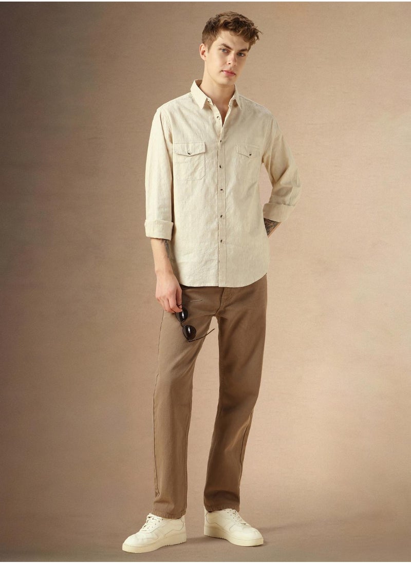 Beige Shirt For Men For Men