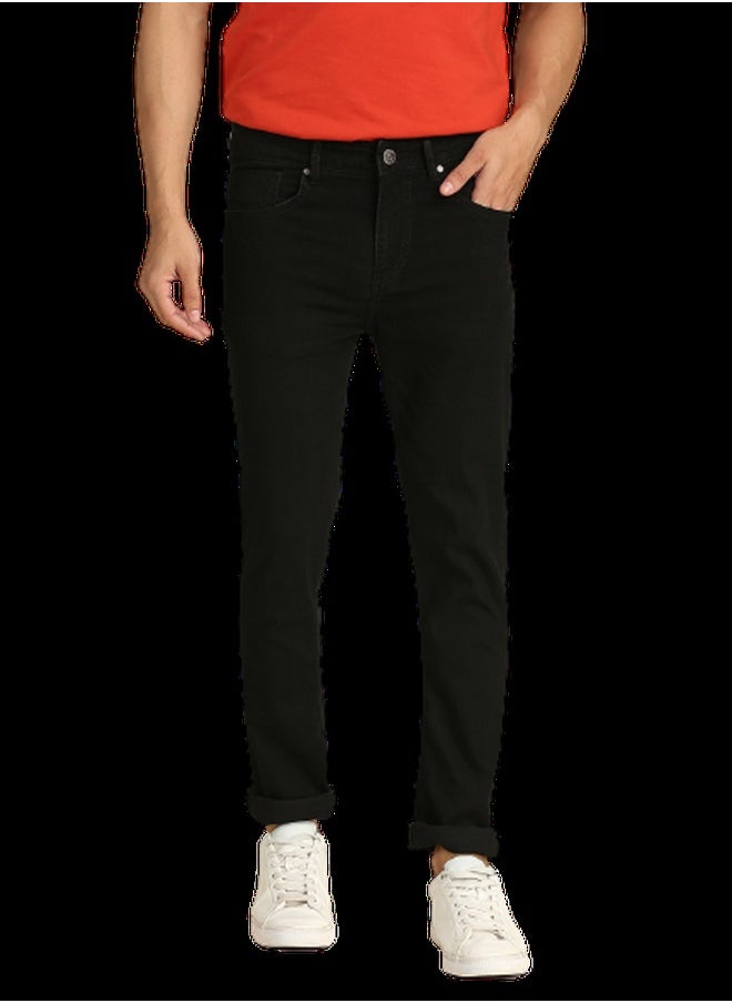 Men Black Slim Fit Stretchable Jeans