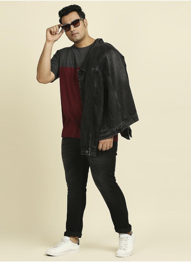 Men Black Slim Fit Light Fade Stretchable Jeans