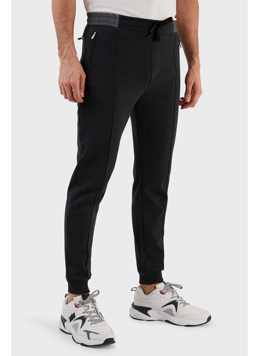 Cotton Waistband Pocket Jogger Pants Men's Trousers 614300210