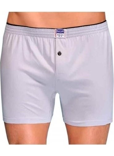 2 Pieces Clear 1099 Buttoned Men's Boxer 100% Cotton Combed Cotton Boxer