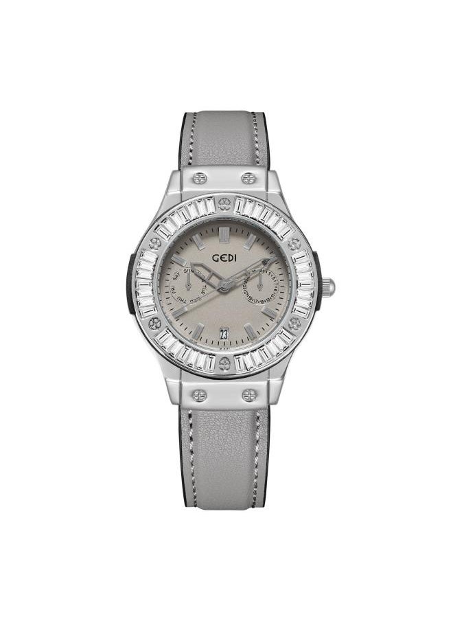Gedi Online Celebrity Moranti Gray Women's Watch Silicone Inner High-grade Quartz Watch Waterproof Women's Watch