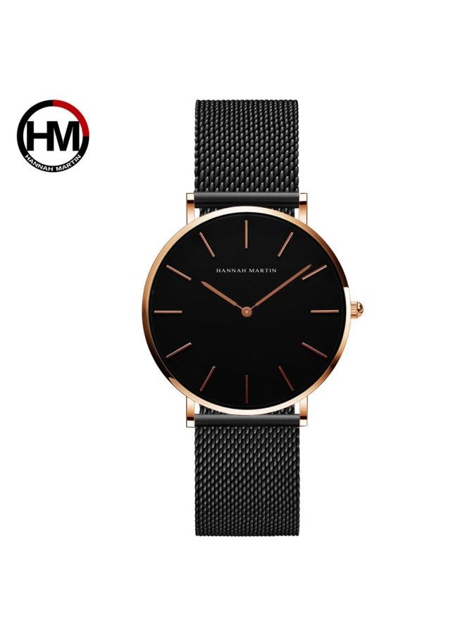 Gold White Plate 36mm Diameter Movement Quartz Watch For Women's Watch Waterproof Women's Watch