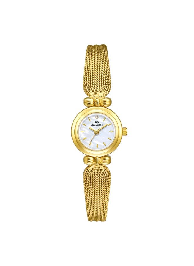 Bs New Hot Direct Tiktok Best Middle Ancient Light Luxury Jewelry Wheat Ear Watch Temperament Female Watch Fa 807