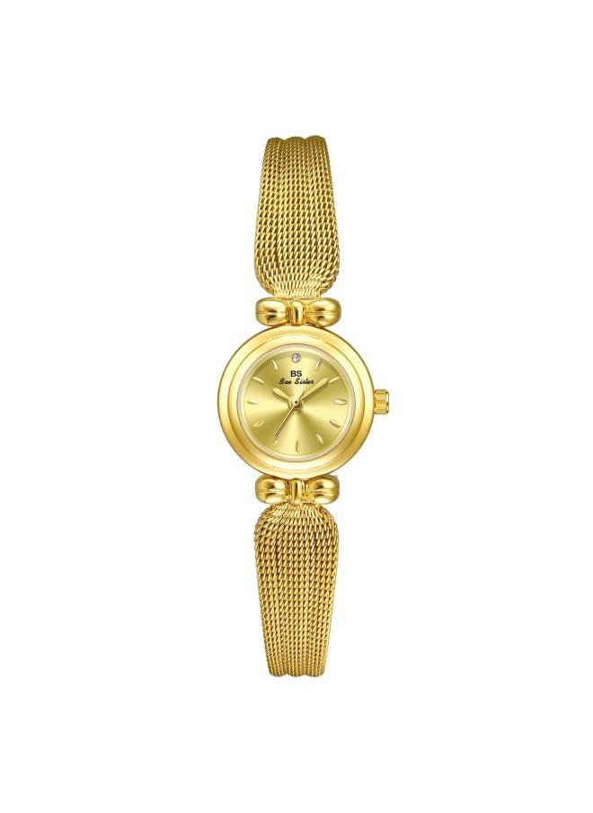 Bs New Hot Direct Tiktok Best Middle Ancient Light Luxury Jewelry Wheat Ear Watch Temperament Female Watch Fa 807
