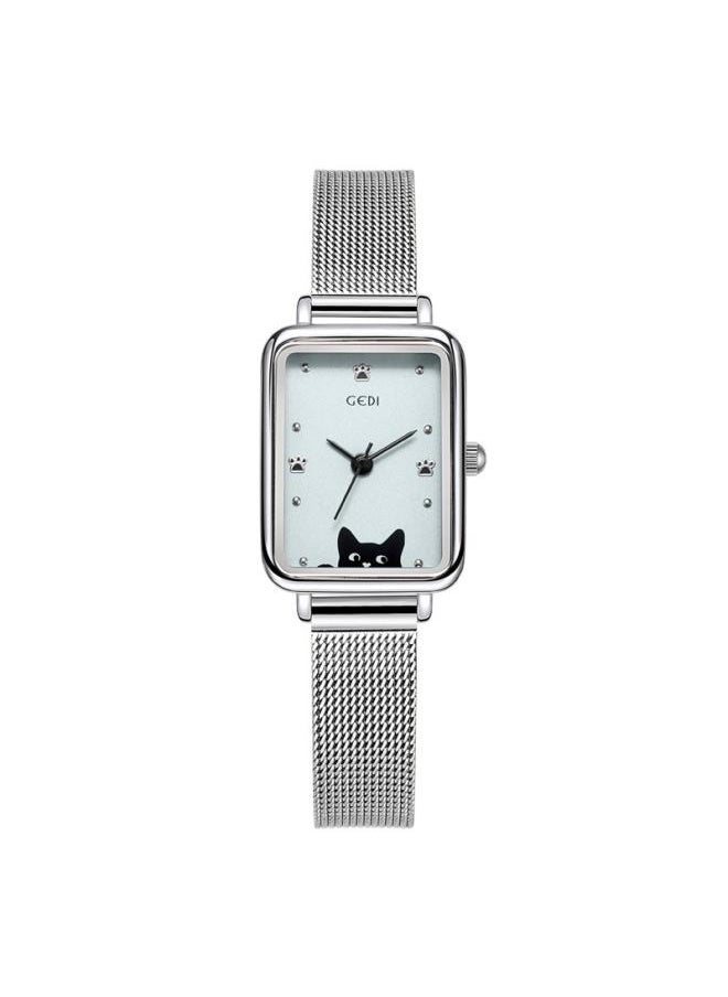 Gedi New Cartoon Cat Women's Watch Simple High-looking Exquisite Quartz Watch Women's Niche Waterproof Watch