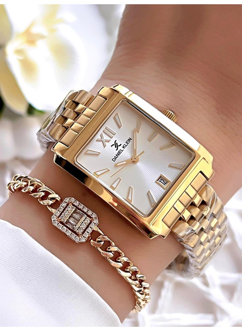 Steel Strap 3 Atm Water Resistant Special Design Women's Wristwatch + Bracelet VS.BLKT.0034
