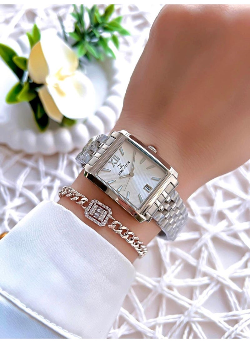 Steel Strap 3 Atm Water Resistant Special Design Women's Wristwatch + Bracelet VS.BLKT.0032