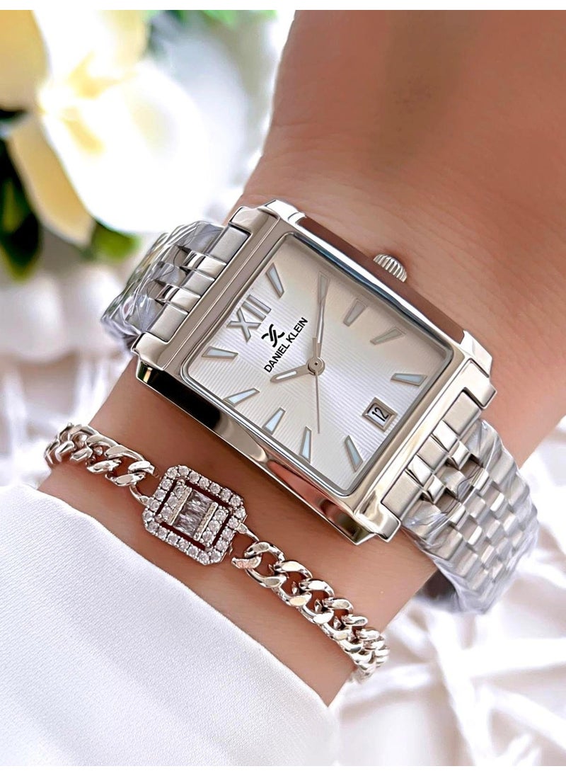 Steel Strap 3 Atm Water Resistant Special Design Women's Wristwatch + Bracelet VS.BLKT.0032