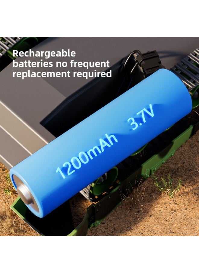 Remote Control Tank Toy 2.4G Cannon Launching Metal Crawler Charging Electric Simulation Battle Off-road Vehicle Model-Color:【789-1】american M1a2