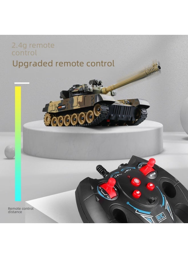 2.4g Remote Control Tank Toy Launchable Tracked Vehicle Rechargeable Children's Gift Boy's Plaything-Color: Five-way Track Remote Control Car