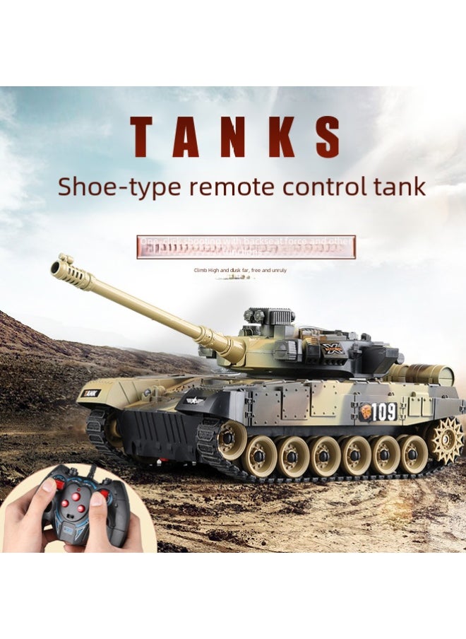 2.4g Remote Control Tank Toy Launchable Tracked Vehicle Rechargeable Children's Gift Boy's Plaything-Color: Five-way Track Remote Control Car