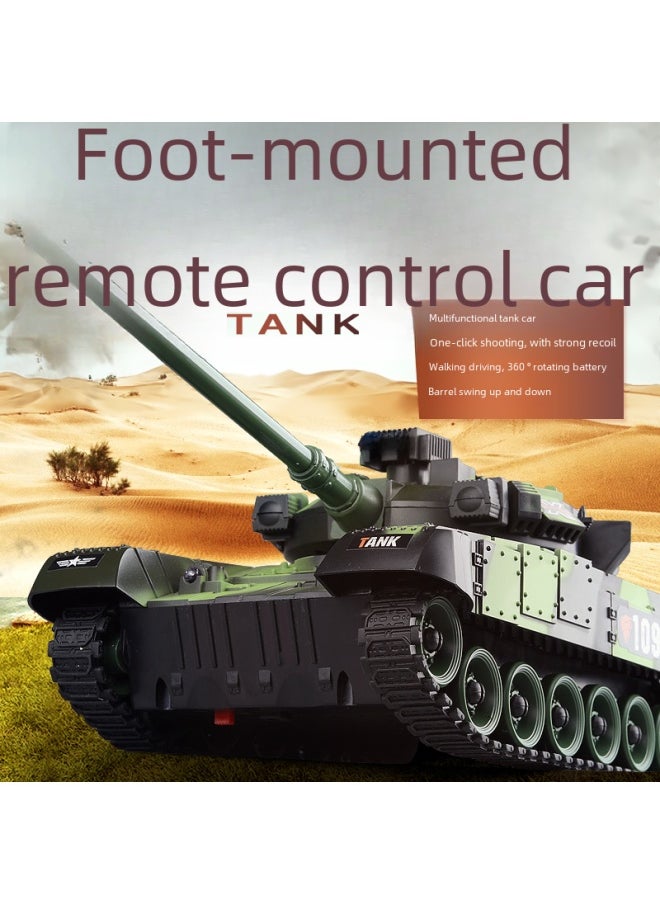 2.4g Remote Control Tank Toy Launchable Tracked Vehicle Rechargeable Children's Gift Boy's Plaything-Color: Five-way Track Remote Control Car