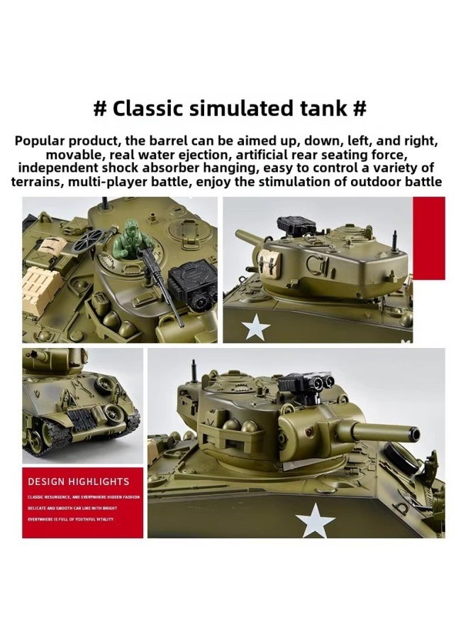 Large 99 Type Remote Control Tank Toy Professional Boy Electric Children Alloy Model Car Adult Tiger T90-Color:1:18 -Specifications:Three Sets Of 7.4v Lithium Batteries