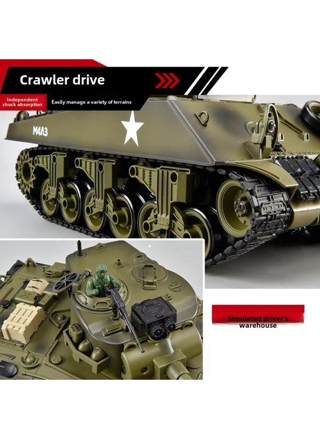 Large 99 Type Remote Control Tank Toy Professional Boy Electric Children Alloy Model Car Adult Tiger T90-Color:1:18 -Specifications:Three Sets Of 7.4v Lithium Batteries