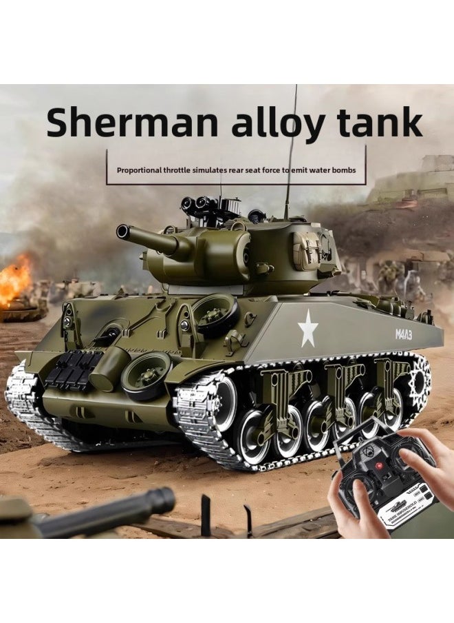 Large 99 Type Remote Control Tank Toy Professional Boy Electric Children Alloy Model Car Adult Tiger T90-Color:1:18 -Specifications:Three Sets Of 7.4v Lithium Batteries