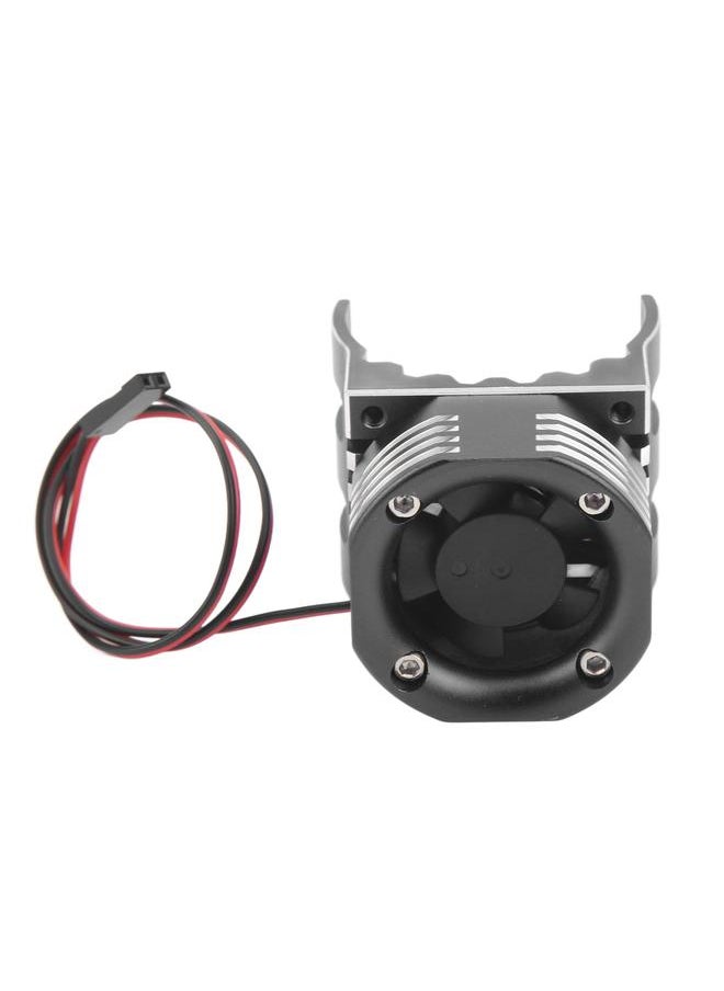 ESC Motor with Light Cooling Strong Wind High Speed Aluminum Alloy Plastic RC Cooling Light Fan 42mm for 1515 for K80 Black