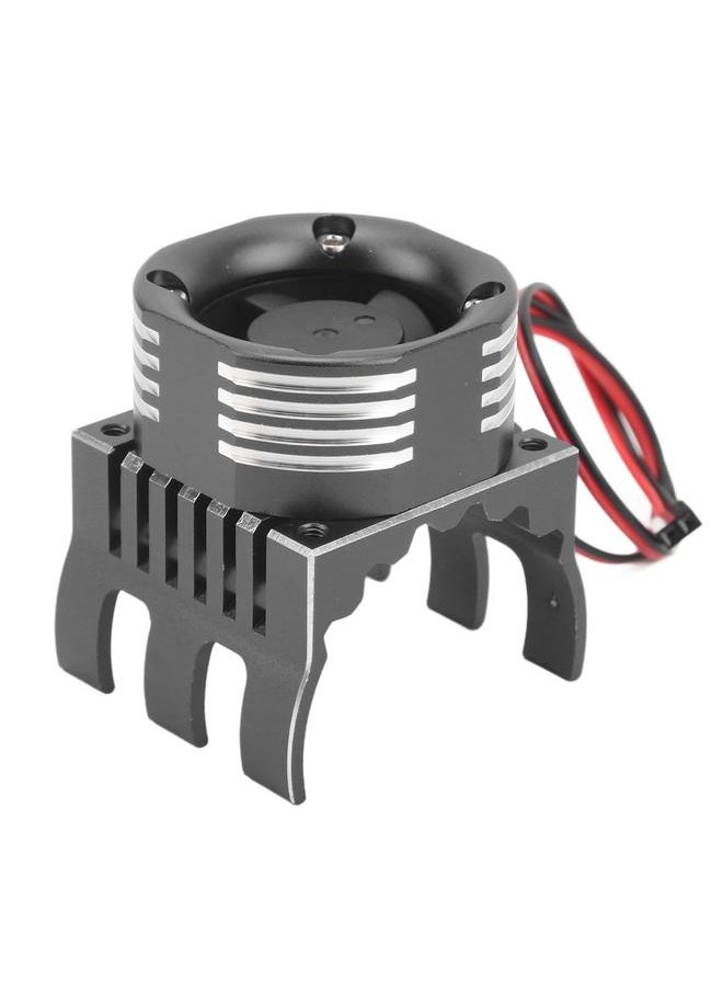 ESC Motor with Light Cooling Strong Wind High Speed Aluminum Alloy Plastic RC Cooling Light Fan 42mm for 1515 for K80 Black