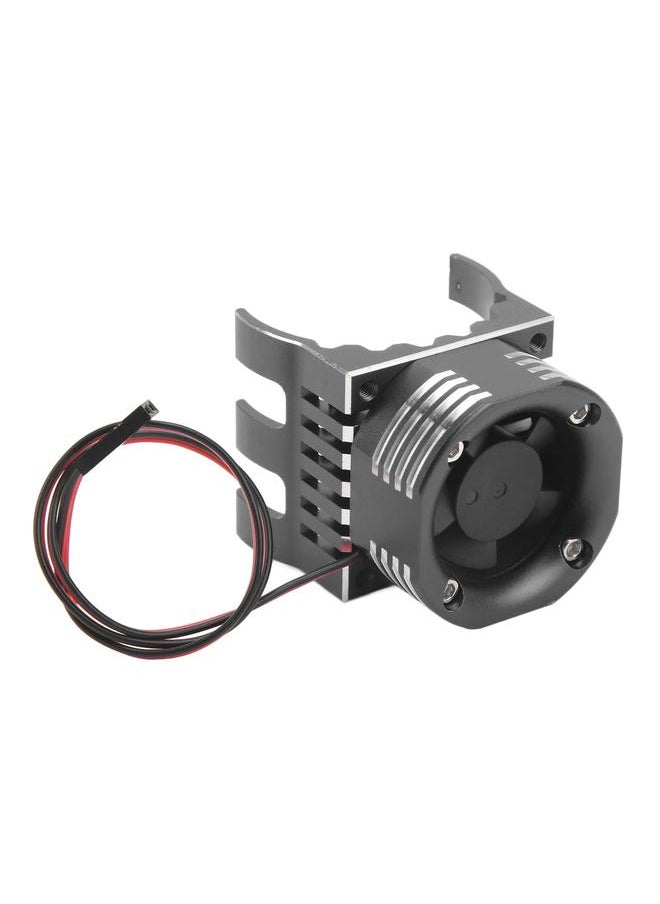 ESC Motor with Light Cooling Strong Wind High Speed Aluminum Alloy Plastic RC Cooling Light Fan 42mm for 1515 for K80 Black