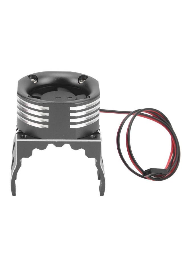 ESC Motor with Light Cooling Strong Wind High Speed Aluminum Alloy Plastic RC Cooling Light Fan 42mm for 1515 for K80 Black