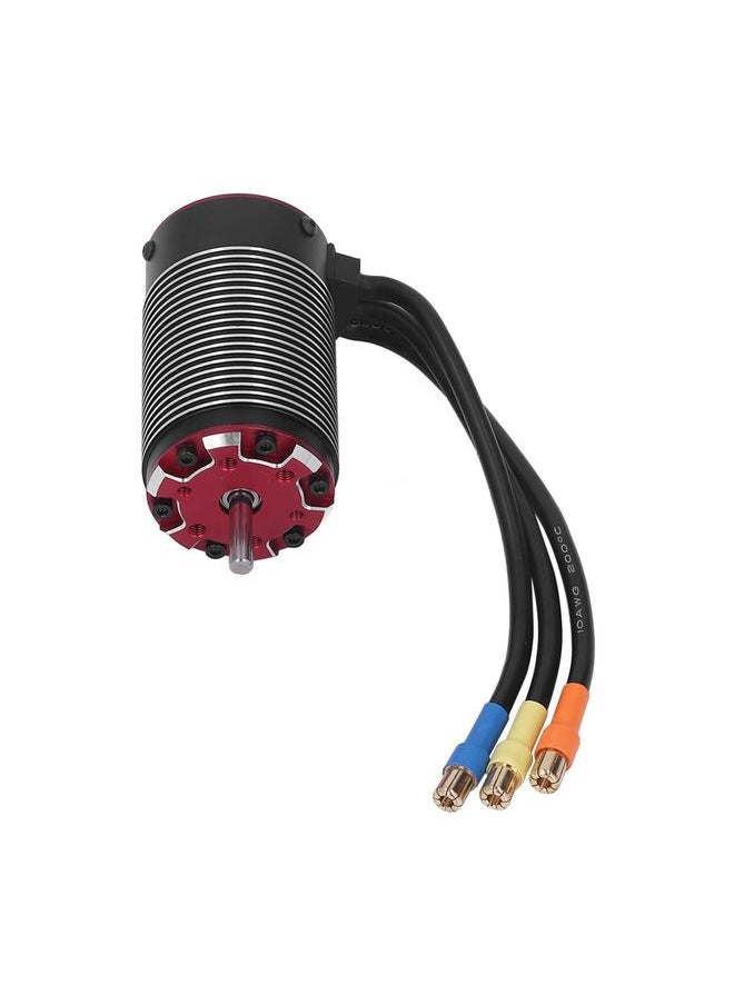 4274 V2 2500KV RC Sensorless Brushless Motor 4 Poles Rotor Replacement Brushless Motor with Temperature Control Port