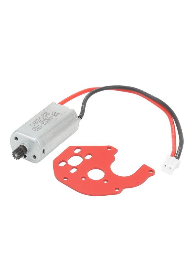 RC 050 66T Brushed Motor with Motor Mount for Axial SCX24 AXI90081 AXI00001 AXI00002 1/24 RC Car Upgrade Parts Red