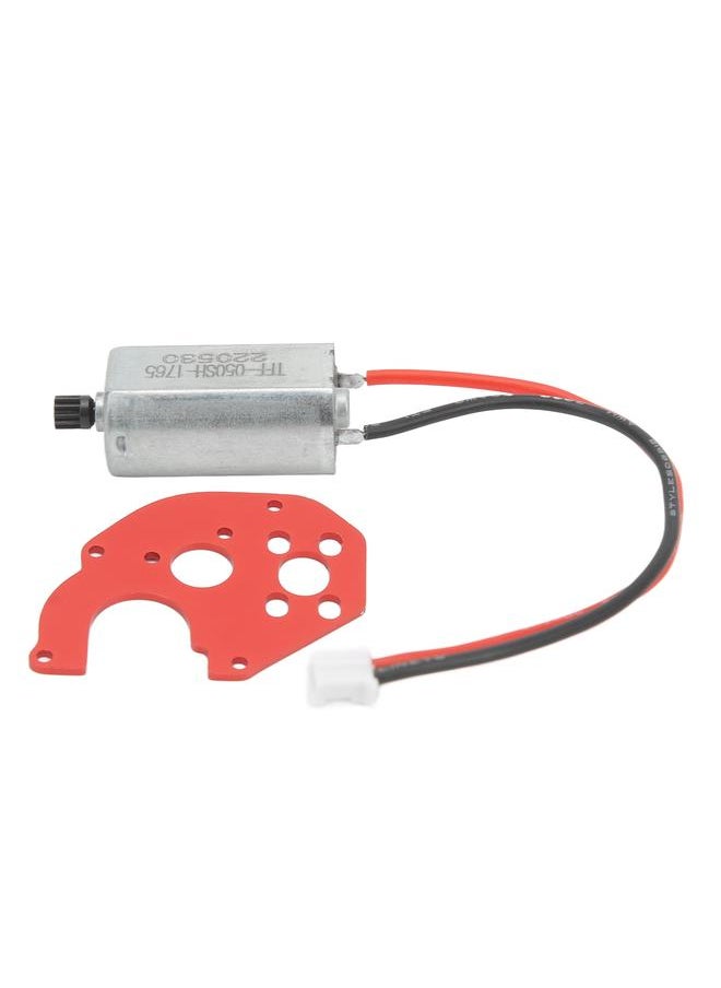 RC 050 66T Brushed Motor with Motor Mount for Axial SCX24 AXI90081 AXI00001 AXI00002 1/24 RC Car Upgrade Parts Red