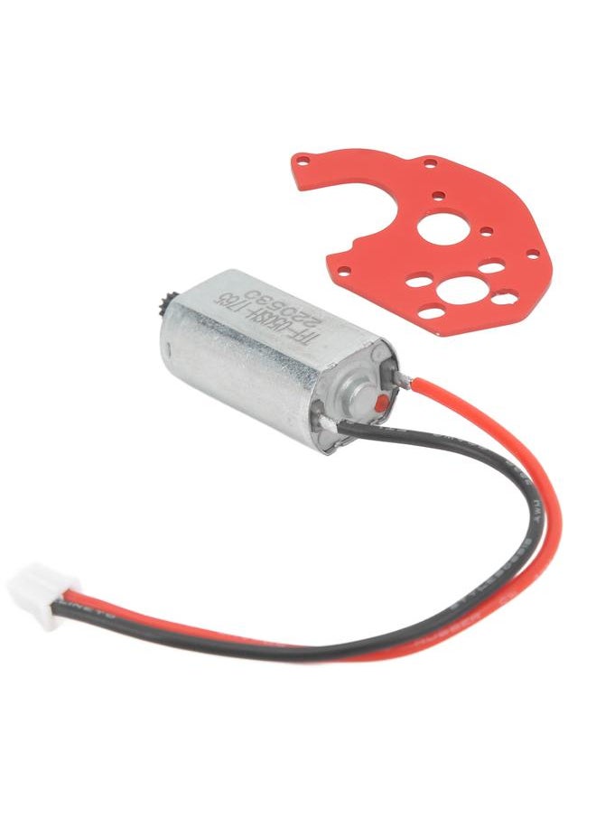 RC 050 66T Brushed Motor with Motor Mount for Axial SCX24 AXI90081 AXI00001 AXI00002 1/24 RC Car Upgrade Parts Red