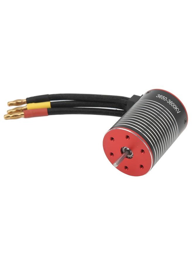 3600KV Brushless Motor 60A ESC Combo High Torsion Waterproof Dustproof Brushless Motor ESC Set for 1/10 for 1/12 for 1/16 RC