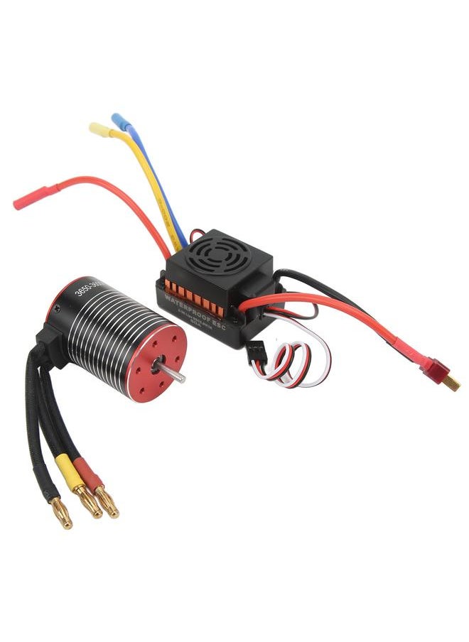 3600KV Brushless Motor 60A ESC Combo High Torsion Waterproof Dustproof Brushless Motor ESC Set for 1/10 for 1/12 for 1/16 RC