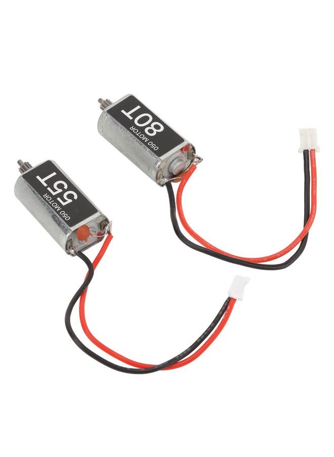 55T 80T RC Motor High Torsion Brushed Motor Replacement for AXIAL SCX24 1/24 RGT RC Crawler Car