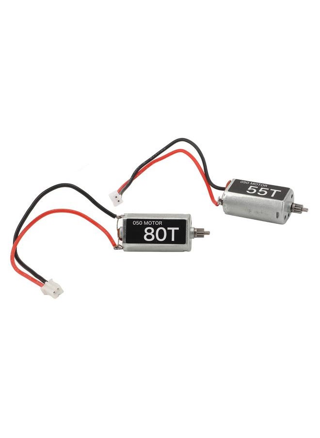 55T 80T RC Motor High Torsion Brushed Motor Replacement for AXIAL SCX24 1/24 RGT RC Crawler Car