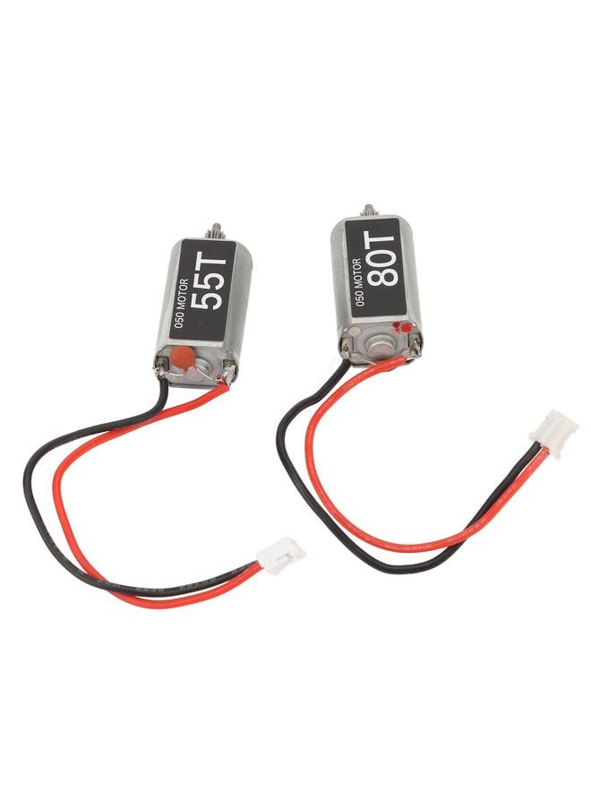 55T 80T RC Motor High Torsion Brushed Motor Replacement for AXIAL SCX24 1/24 RGT RC Crawler Car