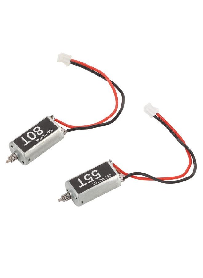 55T 80T RC Motor High Torsion Brushed Motor Replacement for AXIAL SCX24 1/24 RGT RC Crawler Car