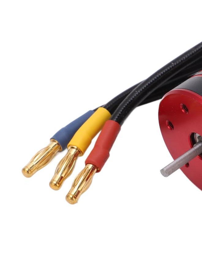GTSKYTENRC 3650 Brushless Motor 60A ESC Combo Long Wire T Plug Aluminum Alloy Red Black for 1/10 RC Car 3100KV
