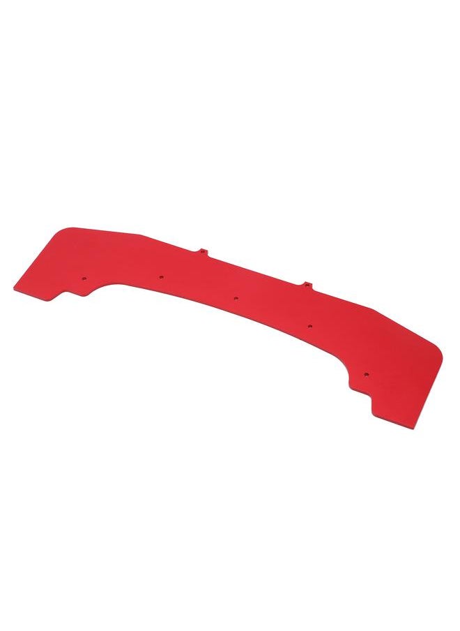 RC Front Bumper Aluminium Alloy Wearproof Easy Installation No Rusting Stable Front Splitter for ARRMA Red