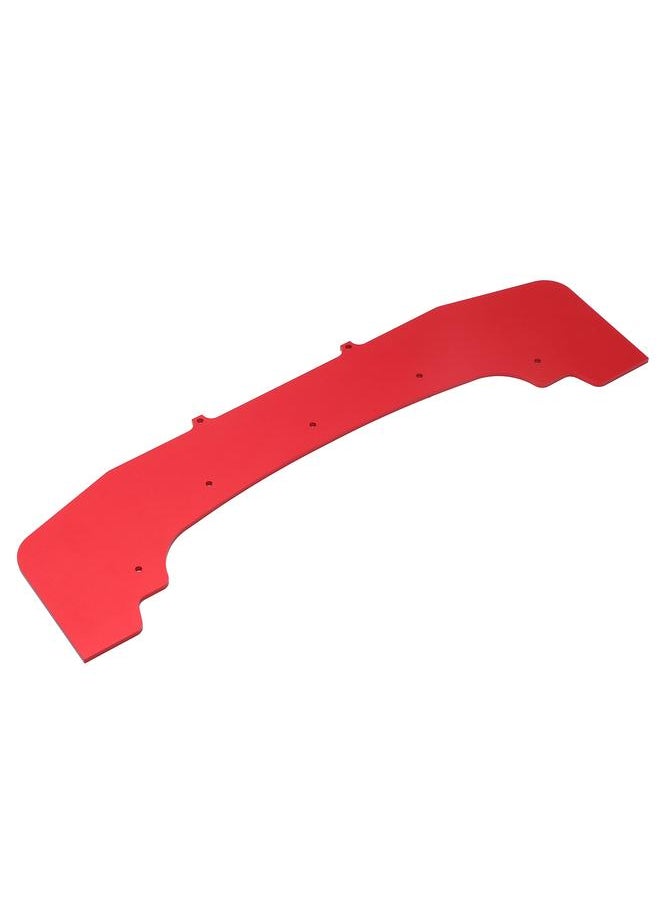 RC Front Bumper Aluminium Alloy Wearproof Easy Installation No Rusting Stable Front Splitter for ARRMA Red
