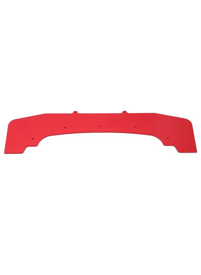 RC Front Bumper Aluminium Alloy Wearproof Easy Installation No Rusting Stable Front Splitter for ARRMA Red