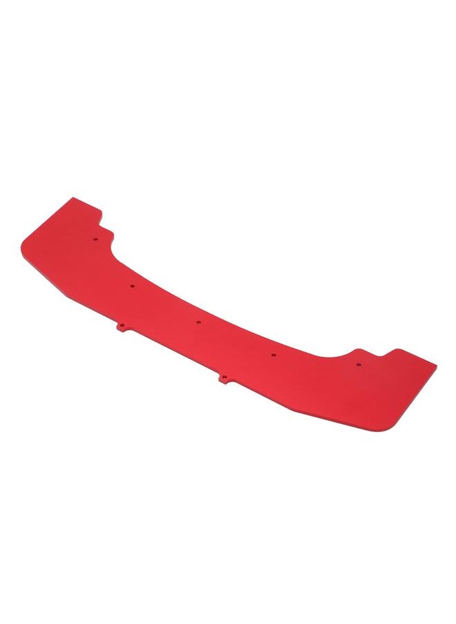 RC Front Bumper Aluminium Alloy Wearproof Easy Installation No Rusting Stable Front Splitter for ARRMA Red
