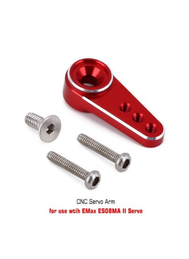 AXIAL SCX24 Steering Gear Arm 15t Metal Steering Gear Arm SCX24 Changed To Silver Swallow Steering Gear-Color:Red