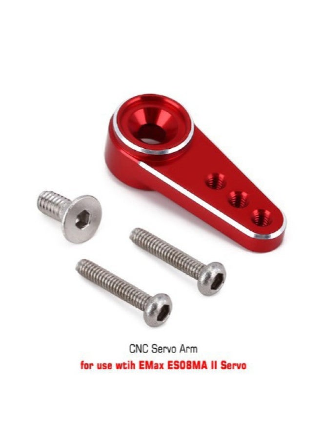 AXIAL SCX24 Steering Gear Arm 15t Metal Steering Gear Arm SCX24 Changed To Silver Swallow Steering Gear-Color:Red